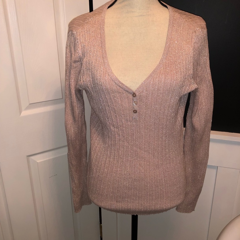 Tint top size L pink shimmer
